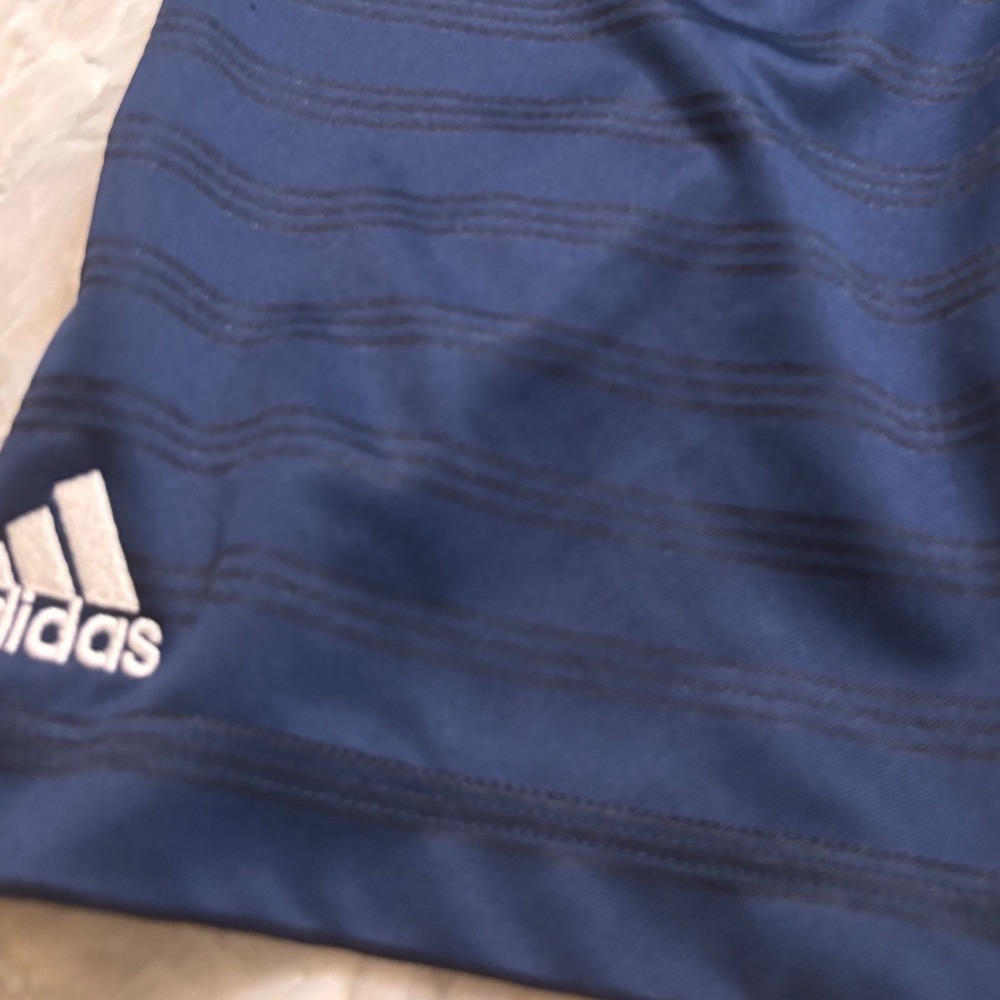 Adidas Polo Shirt Mens L Navy Blue Excellent UCLA Baseball Team Issued 525979 - Picture 10 of 10